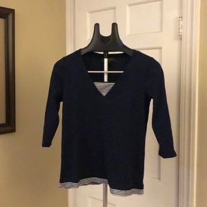 Ralph Lauren 3/4 sleeve top